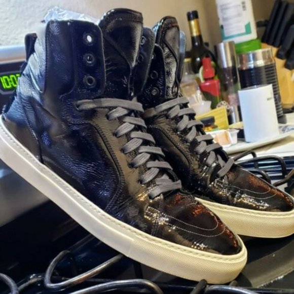 YSL - Yves Saint Laurent High-top Sneakers - Size 11 Men's U.S. - Picture 1 of 9
